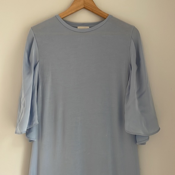 PLUTO Dress Women’s Size 40 Modal Purple Flutter Sleeve Lounge Dress Lavender - Picture 3 of 12